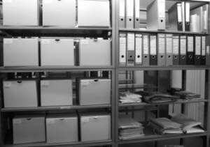 Raum des Feldpost-Archiv im Museum f&uuml;r Kommunikation Berlin